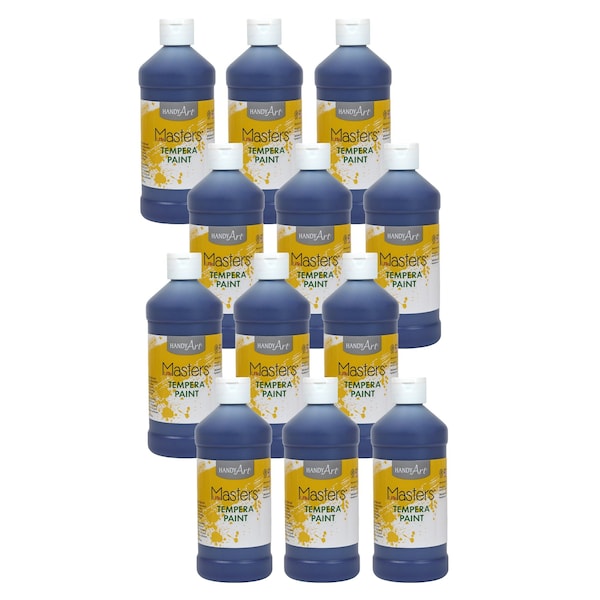 Handy Art Little Masters Tempera Paint, 16 oz., Violet, 12PK 201-740 - main